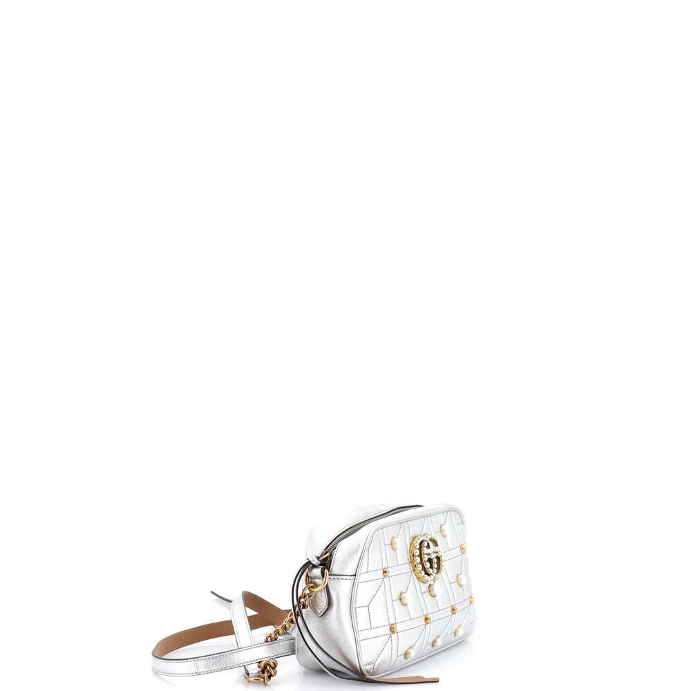 Gucci Pearly Gg Marmont Shoulder Bag #254183G13B - Picture 2 of 8